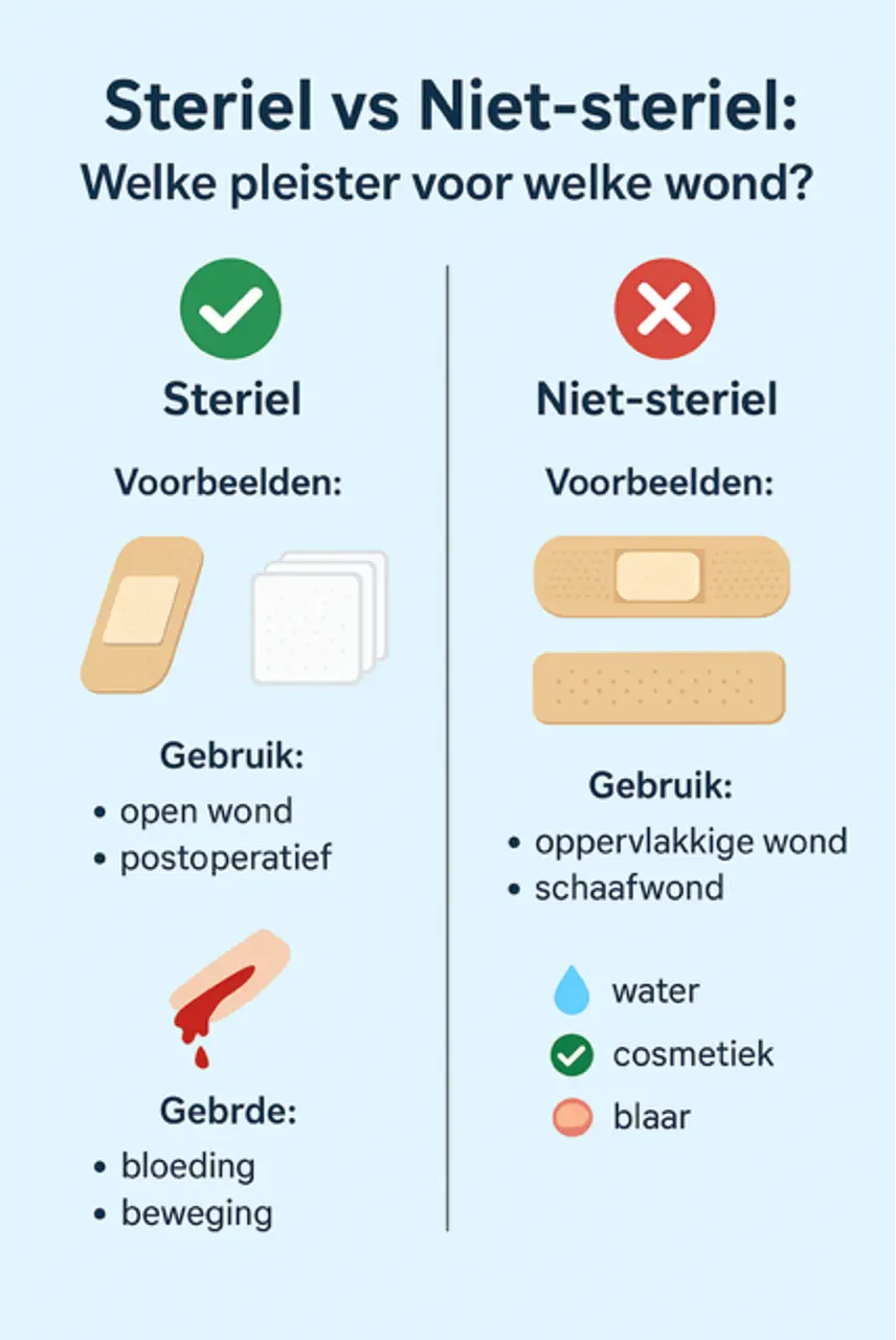 Welke pleister gebruik je wanneer? AMS