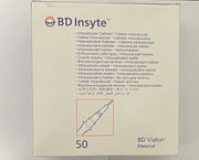 BD - Insyte™ IV Katheter 22G × 1" (0,9 mm × 25 mm) – BD Vialon™ – 50 stuks per doos – BD | AMS