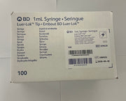 BD - PLASTIPAK syringe - 1ml luer lok - 100 stuks per doos – BD | AMS