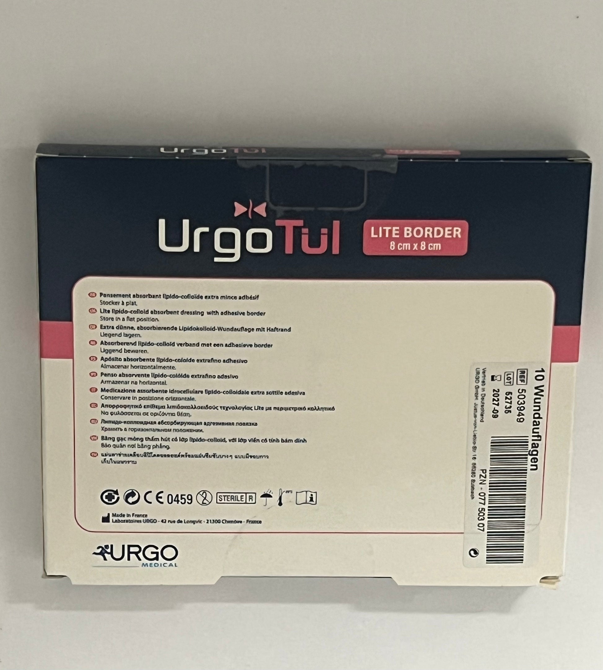 UrgoMedical - (UrgoTül Lite Border) - 8cm x 8cm - 503949 – UrgoMedical | AMS (2)