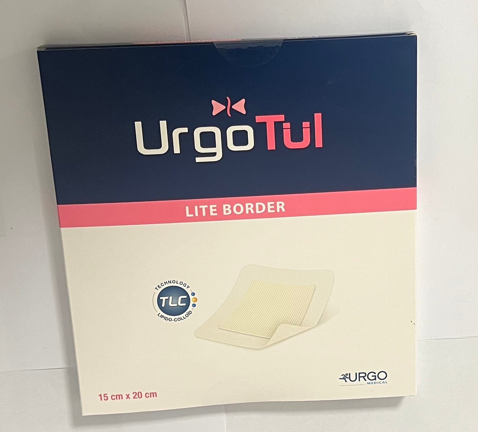 Urgo Medical - UrgoTül  (Lite Boarder) - 15 x 20 cm - 503954 - 5 stuks per doos – UrgoMedical | AMS