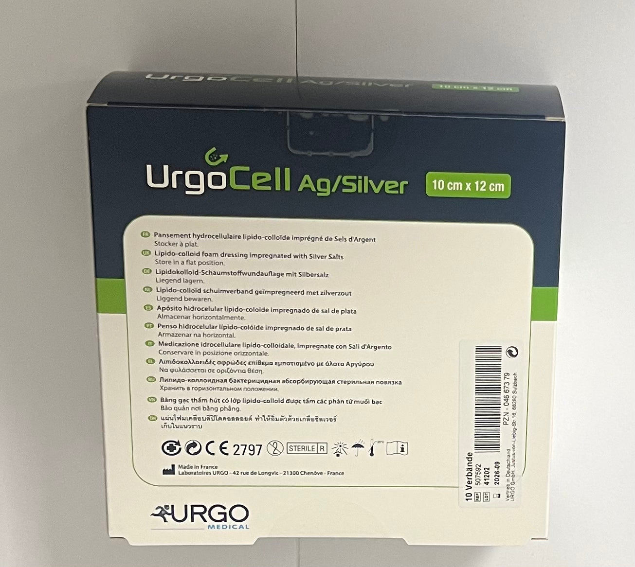 UrgoMedical - (UrgoCell Ag/Silver) - 10cm x 12cm - 507592 – UrgoMedical | AMS (2)
