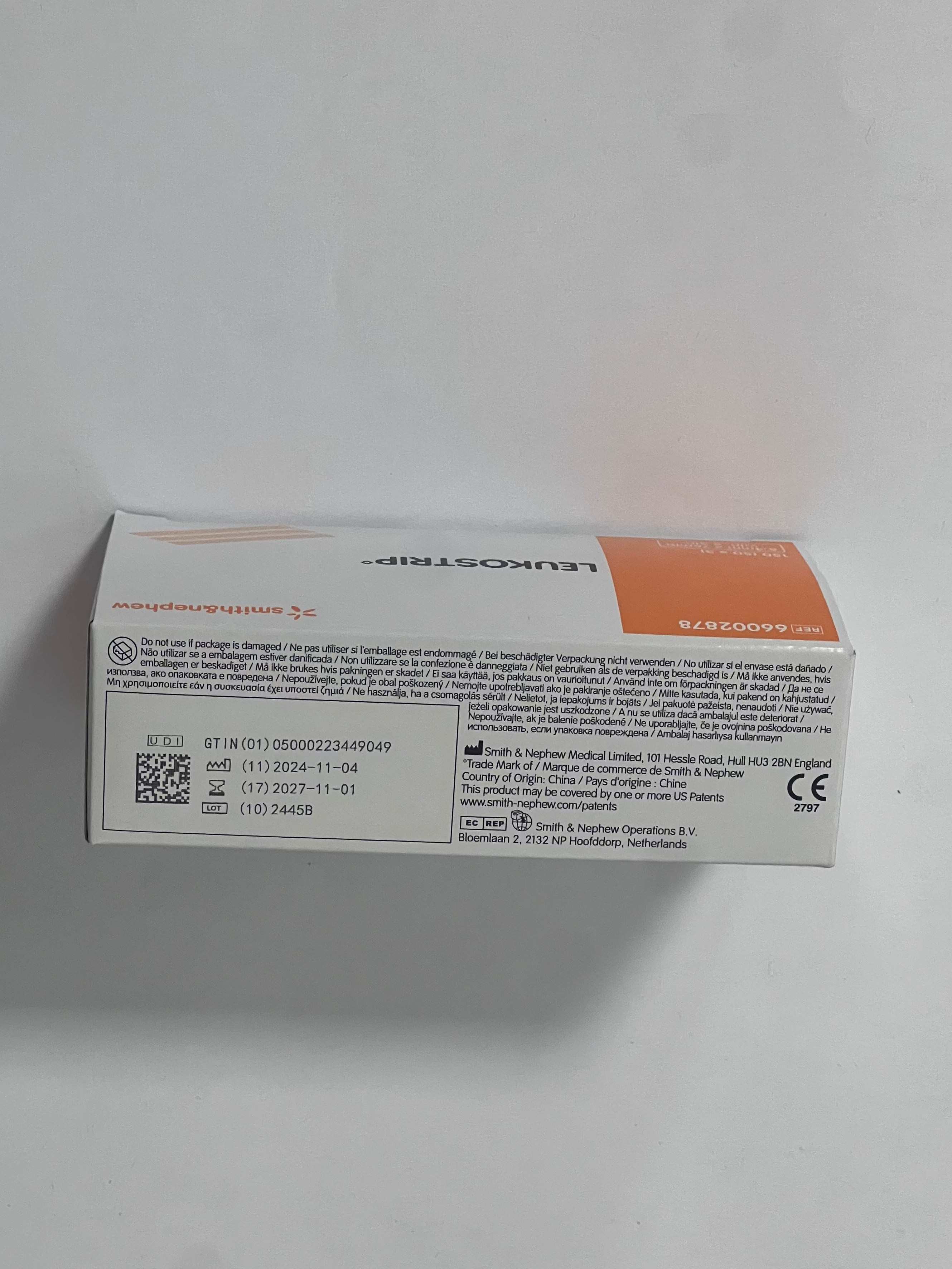 Smith & Nephew - (Leukostrip) - 64 mm x 76 mm - 66002878 – Smith & Nephew | AMS (2)