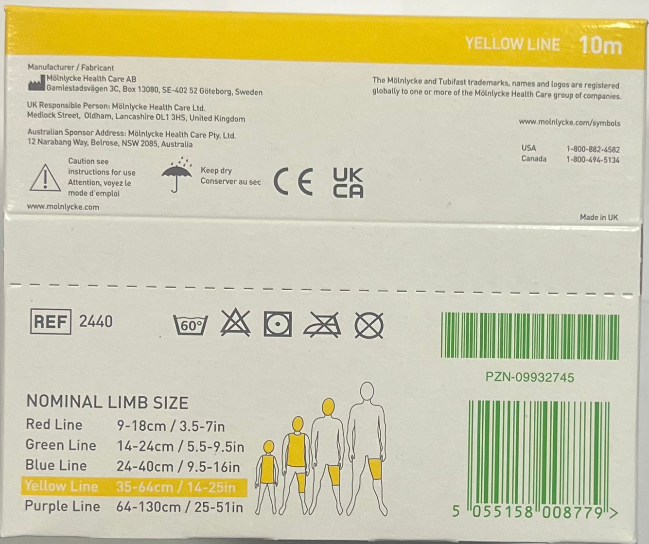 Tubifast 2 way stretch - 10,75cm x 10cm - 1 stuk – Molnlycke | AMS (2)