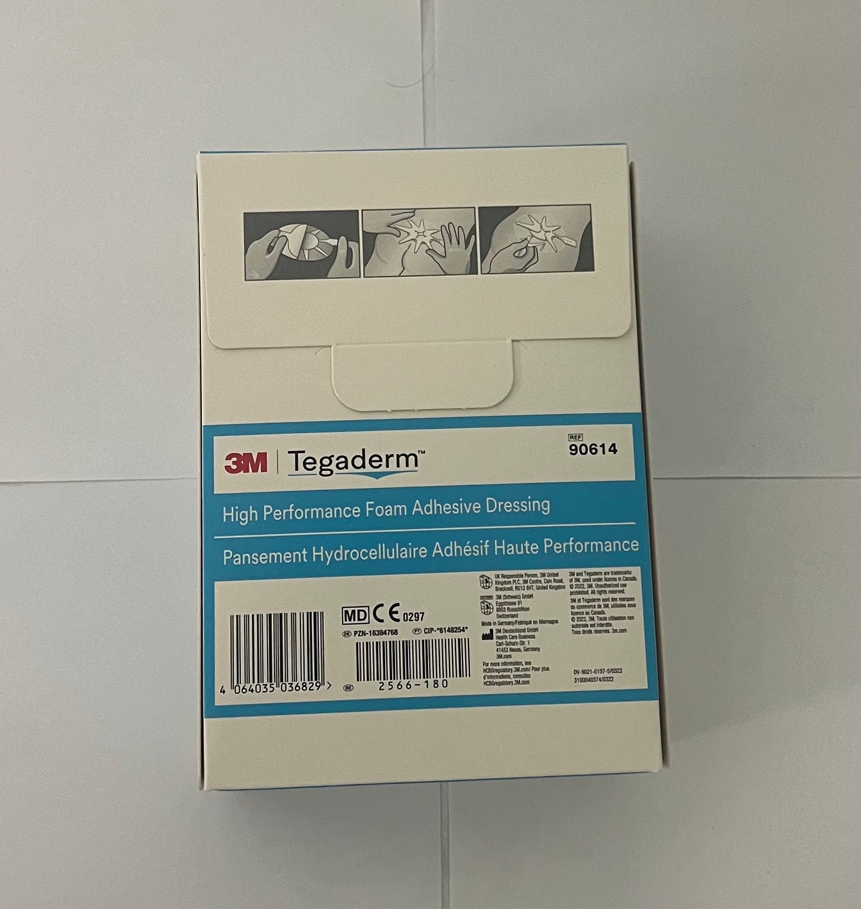3M - Tegaderm - 6,9cm x 7,6cm - 90614 - 10 stuks per doos – 3M | AMS (2)