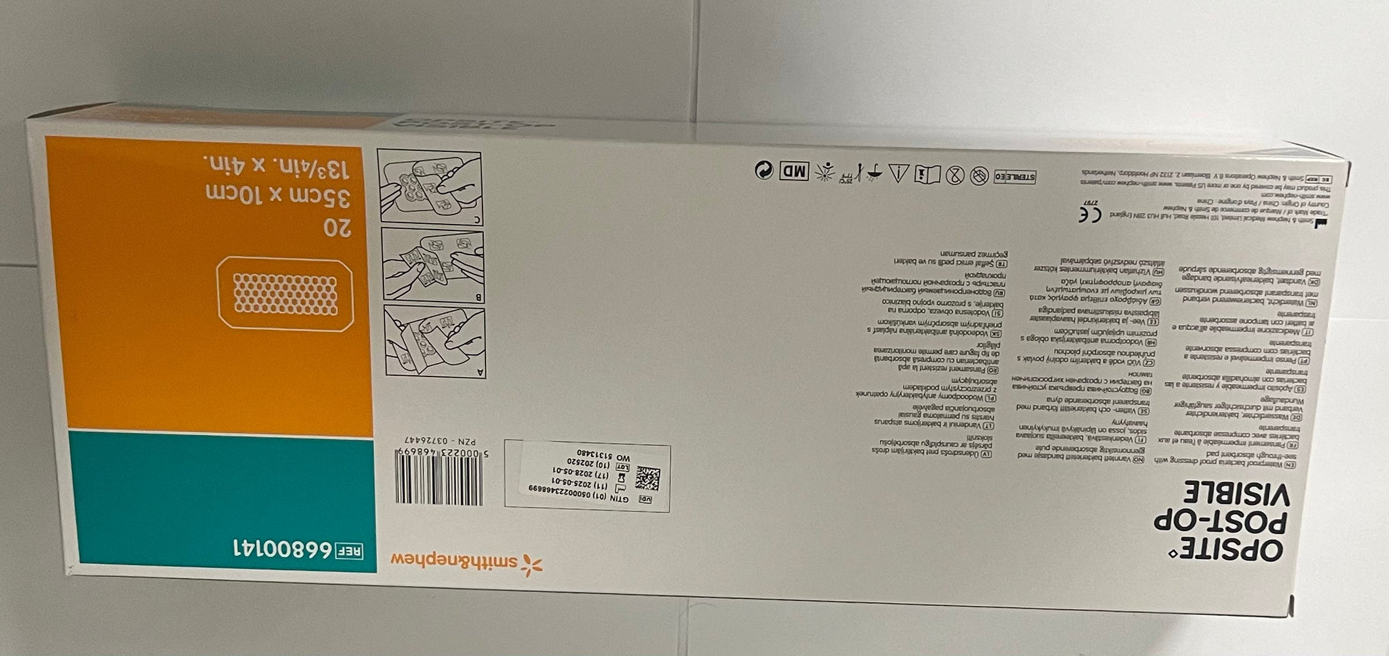 Smith & Nephew - Opsite Post-op Visible- 66800141 - 20 stuks per doos – Smith&Nephew | AMS (2)
