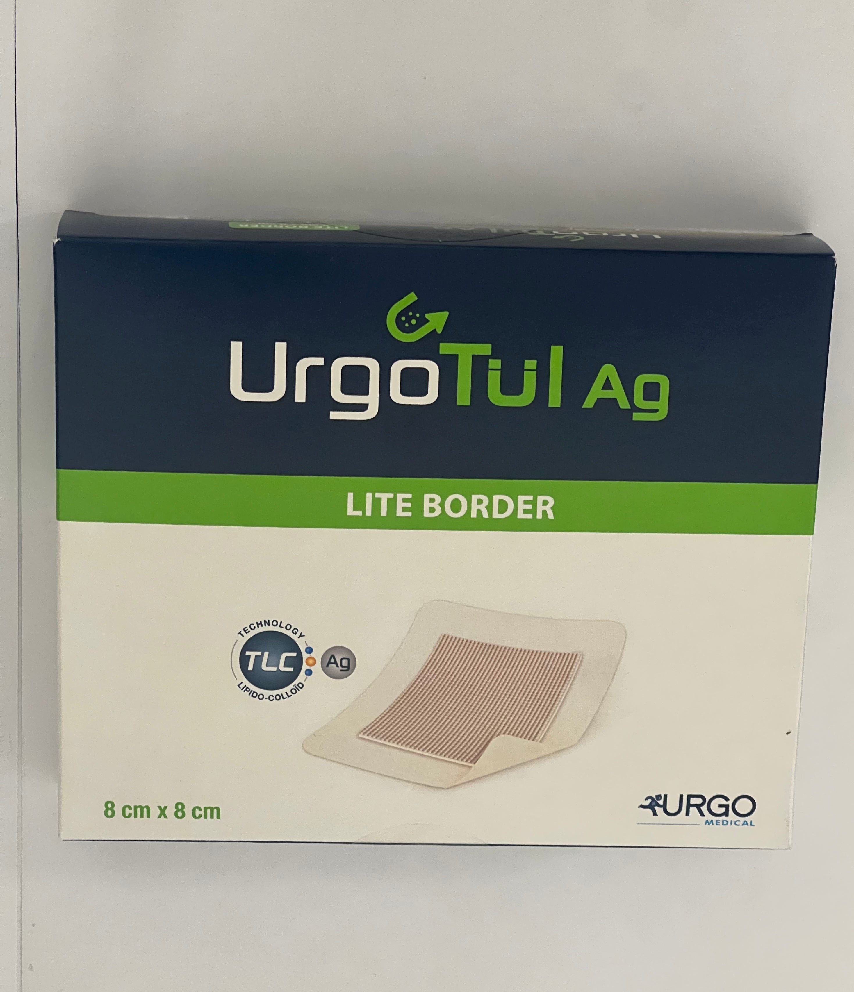 UrgoMedical - (UrgoTül Ag Lite Border) - 8cm x 8cm - 550135 – UrgoMedical | AMS
