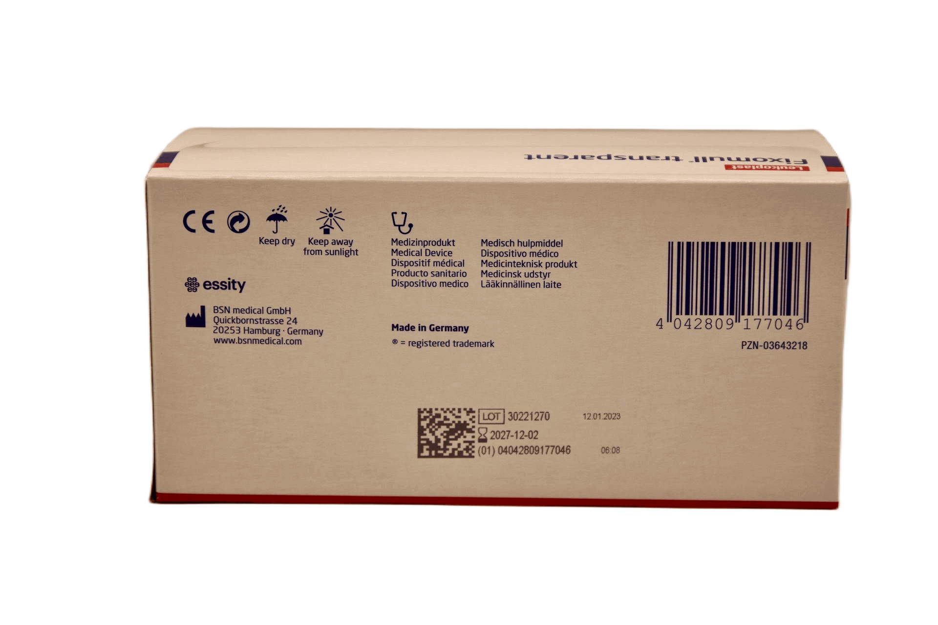 Essity - (Fixomull transparent) - 15 cm x 10 m - 72216-02 – BSN Essity | AMS (3)