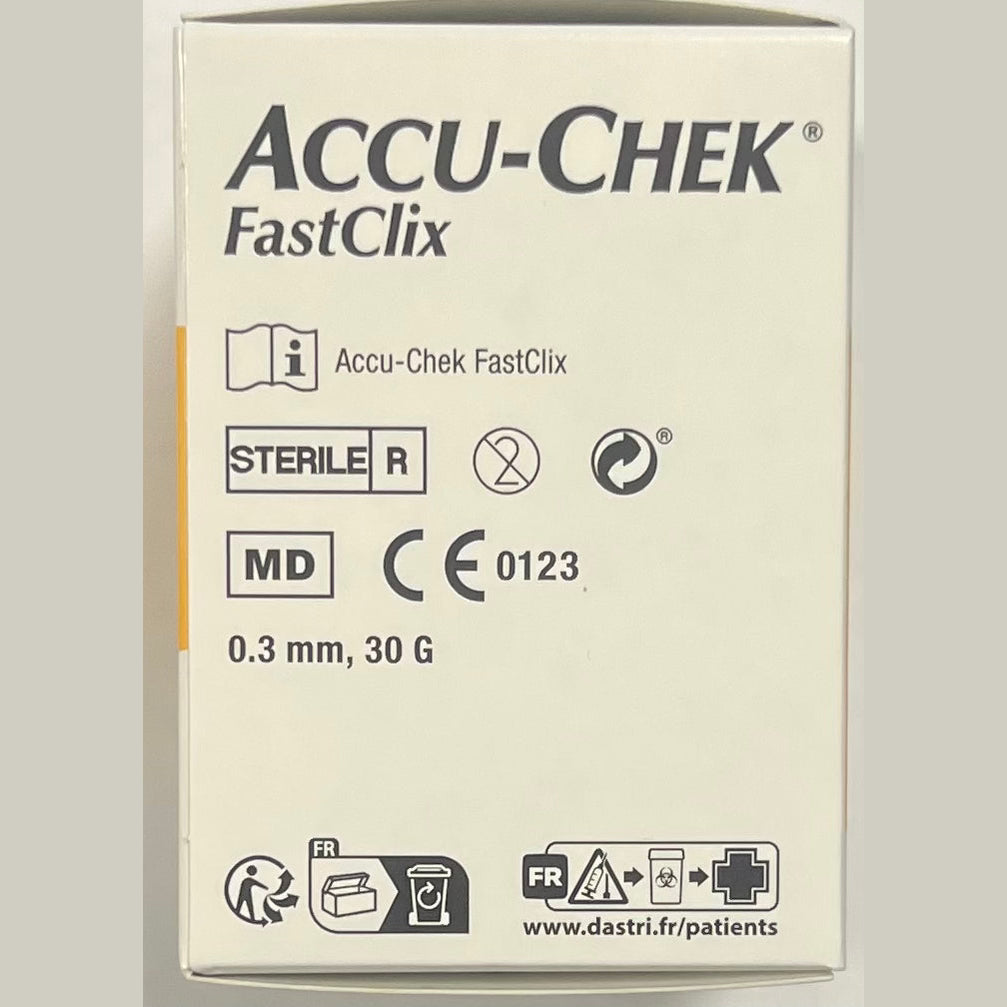 Roche - (Accu-Chek Fastclix) - 0,3mm, 30G - 05208491001 – Roche | AMS (2)