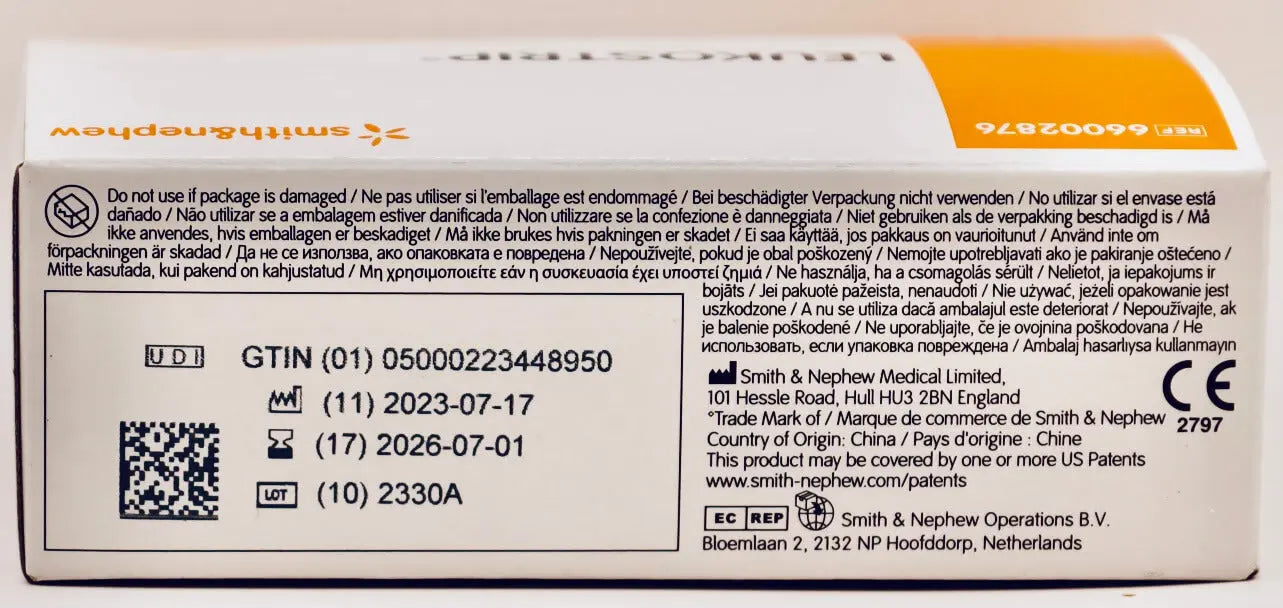 Smith & Nephew - (Leukostrip) - 40 mm x 38 mm - 66002876 – Smith & Nephew | AMS (2)