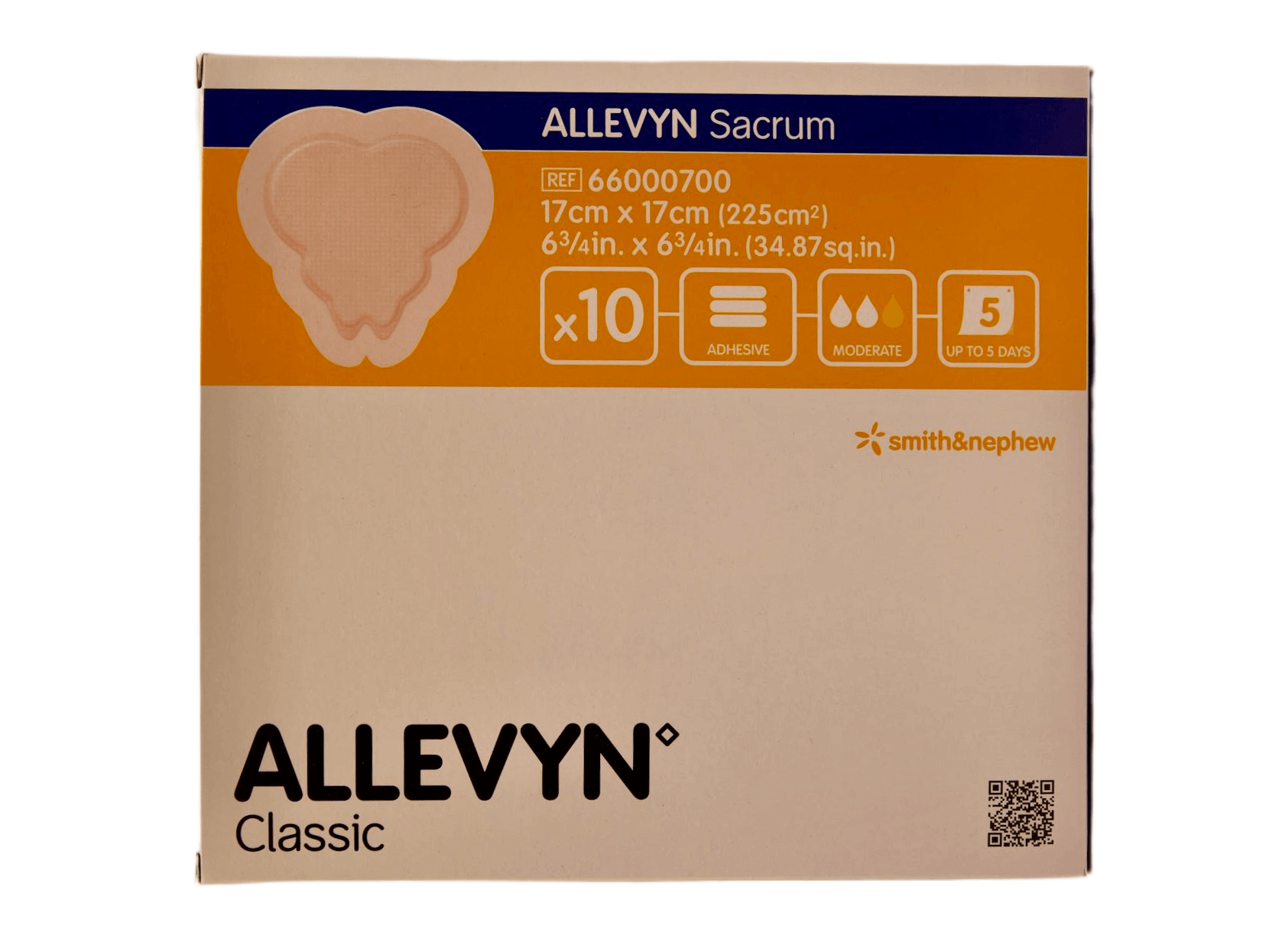 Smith & Nephew - (Allevyn Sacrum) - 17 cm x 17 cm -  66000700 – Smith & Nephew | AMS (2)