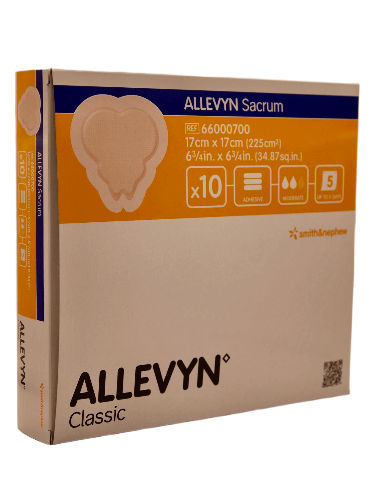 Smith & Nephew - (Allevyn Sacrum) - 17 cm x 17 cm -  66000700 – Smith & Nephew | AMS