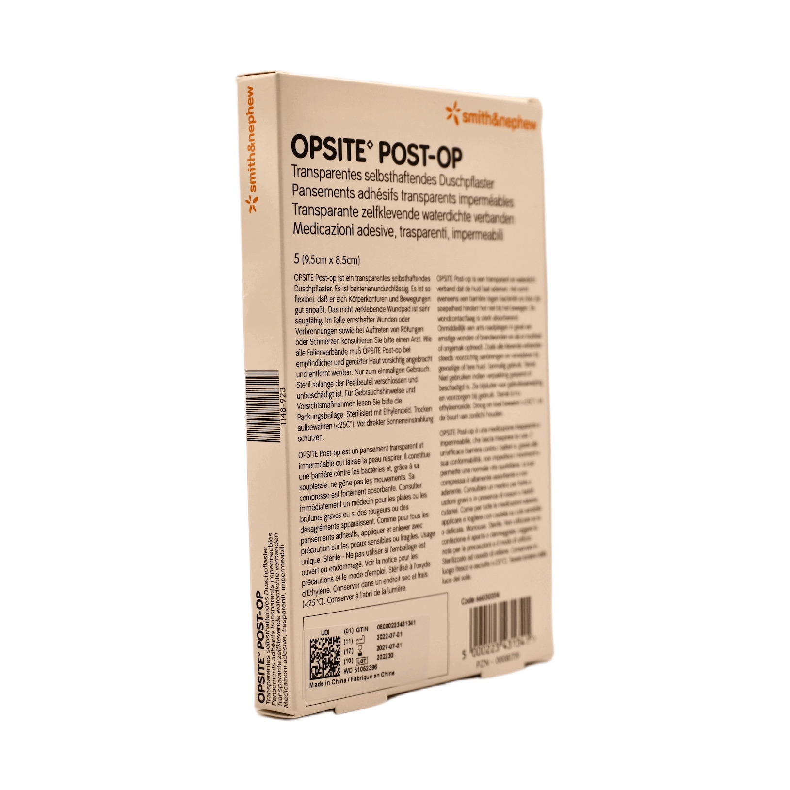 Smith & Nephew - (Opsite Post Op) - 9,5 cm x 8,5 cm - 66030314 – Smith &amp; Nephew | AMS (2)