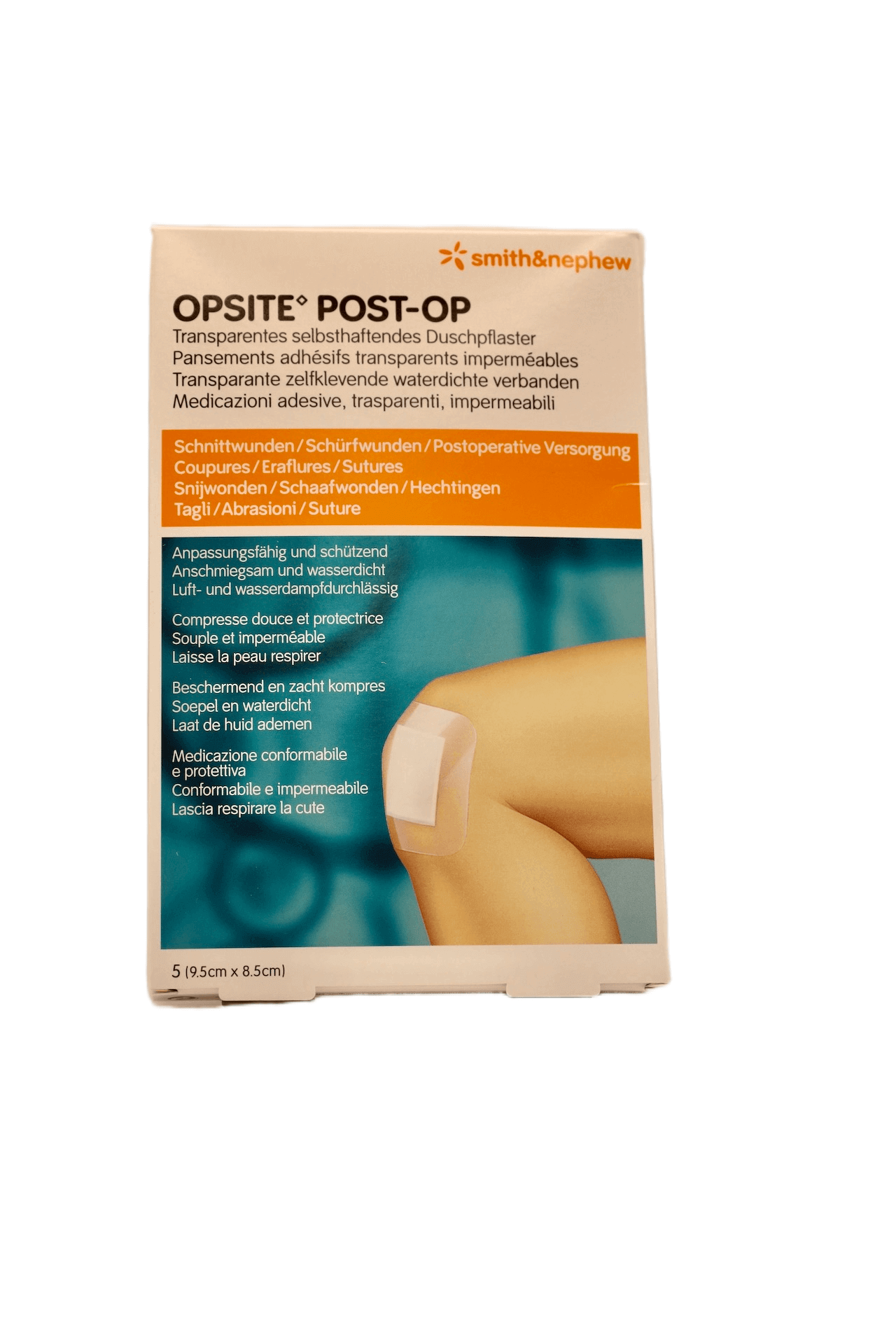 Smith & Nephew - (Opsite Post Op) - 9,5 cm x 8,5 cm - 66030314 – Smith &amp; Nephew | AMS
