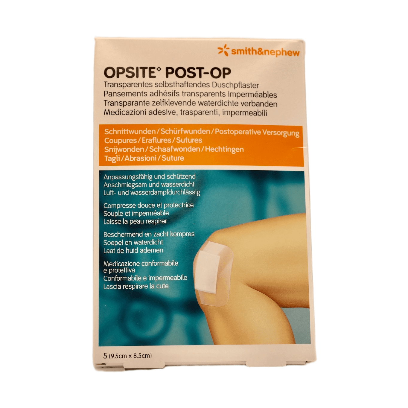Smith & Nephew - (Opsite Post Op) - 9,5 cm x 8,5 cm - 66030314 – Smith &amp; Nephew | AMS