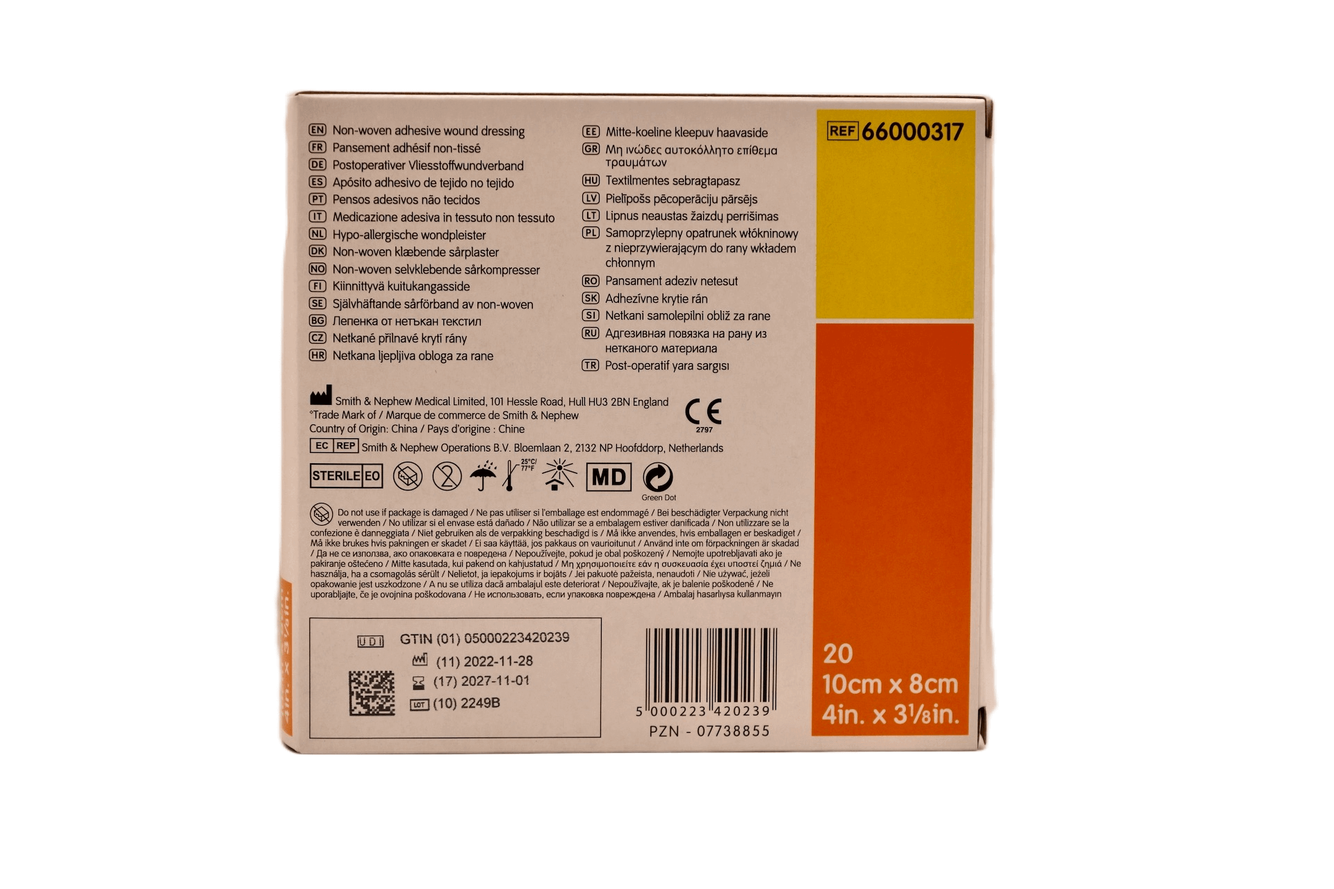 Smith & Nephew - (Pimapore) - 10 cm x 8 cm - 66000317 – Smith &amp; Nephew | AMS (3)