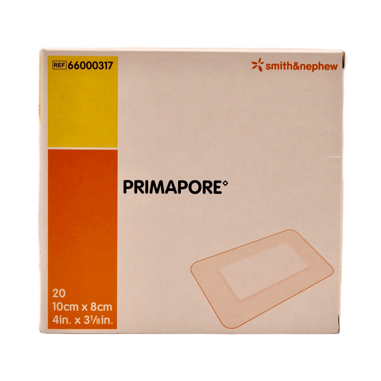 Smith & Nephew - (Pimapore) - 10 cm x 8 cm - 66000317 – Smith &amp; Nephew | AMS