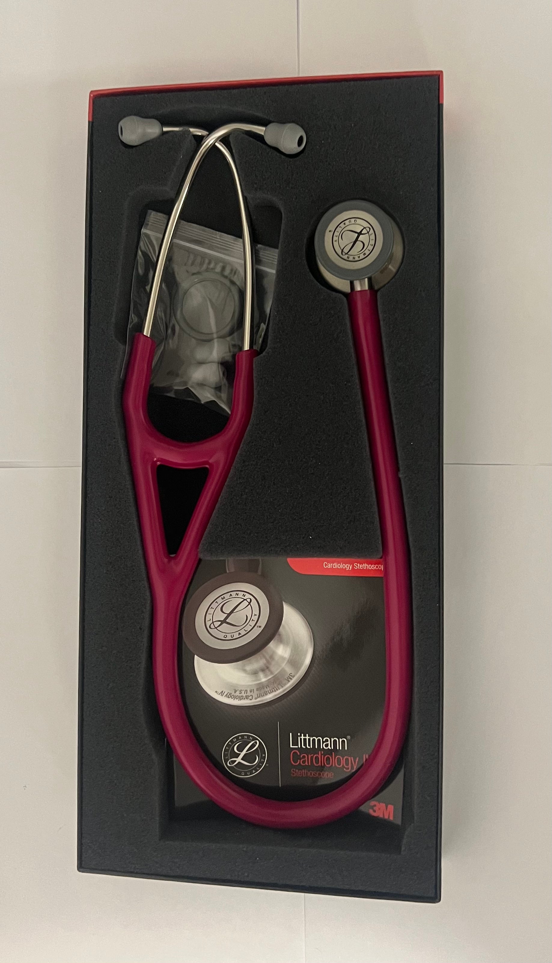 Littmann - (Cardiology IV Stethoscope) - Boreauxrood - 6184 – Littmann | AMS