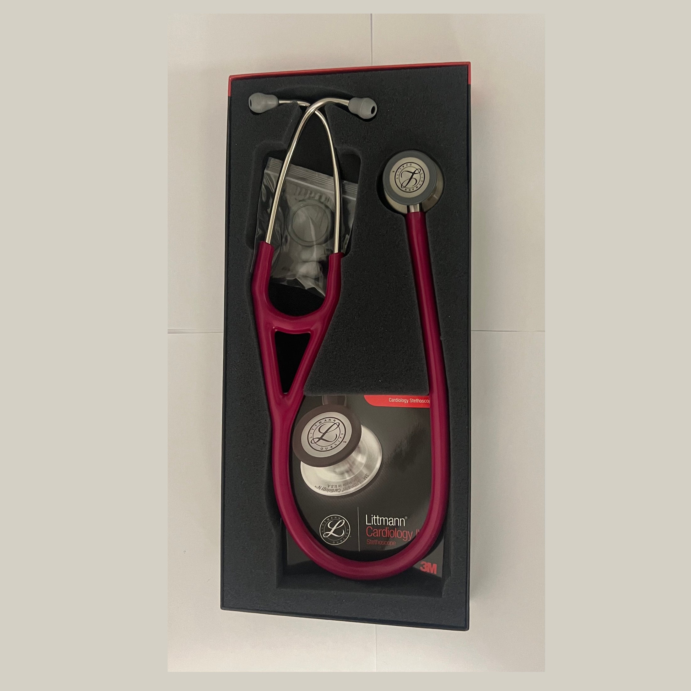 Littmann - (Cardiology IV Stethoscope) - Boreauxrood - 6184 – Littmann | AMS